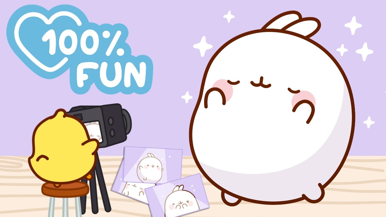 Molang Becomes a Supermodel! ✨📷 Cutest Photoshoot Ever