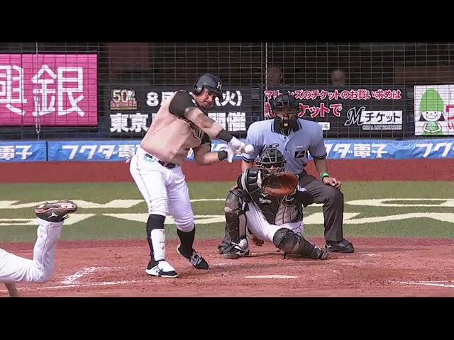 【5回表】ファイターズ・アルシア 2試合連続ホームランでパワー魅せつける!! 2018/7/7 M-F