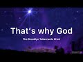That's Why God sent His Son