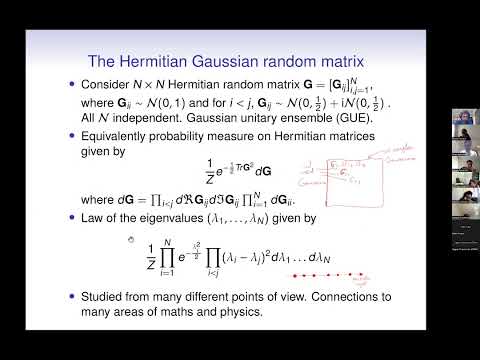 Theo Assiotis (U. of Edinburgh) - On some interacting particle systems related to random matrices