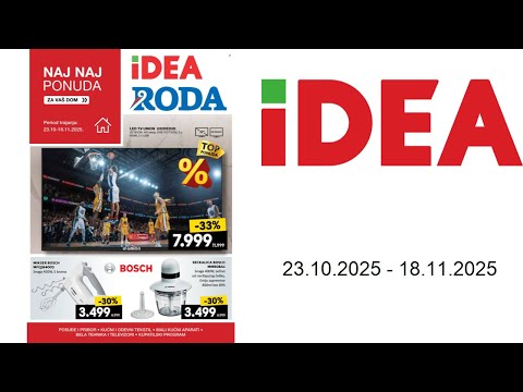 Idea katalog - Naj naj ponuda za vaš dom - 23.10.-18.11.2025