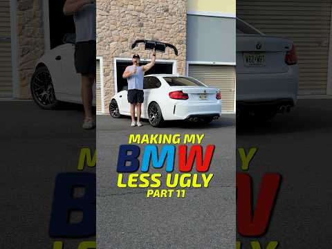 Carbon Fiber Rear Diffuser Install - BMW MODS & UPGRADES pt.11 🏎️💨