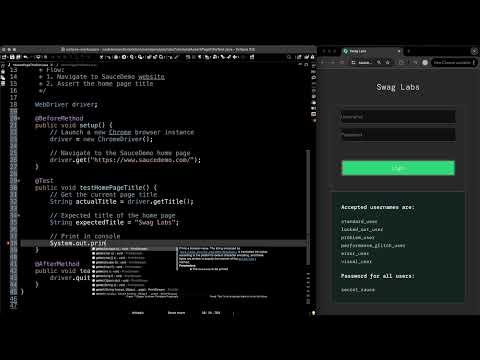 How To Assert Page Title Tutorial Selenium Testng Java