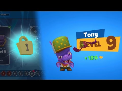 Tony @ Level 9 || Third Item Unlocked! || Zooba