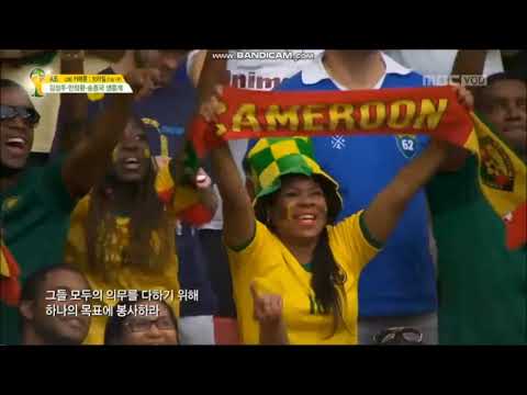 Anthem of Cameroon vs Brazil (FIFA World Cup 2014)