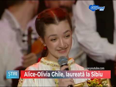 Alice Olivia Ghile, laureată la Sibiu