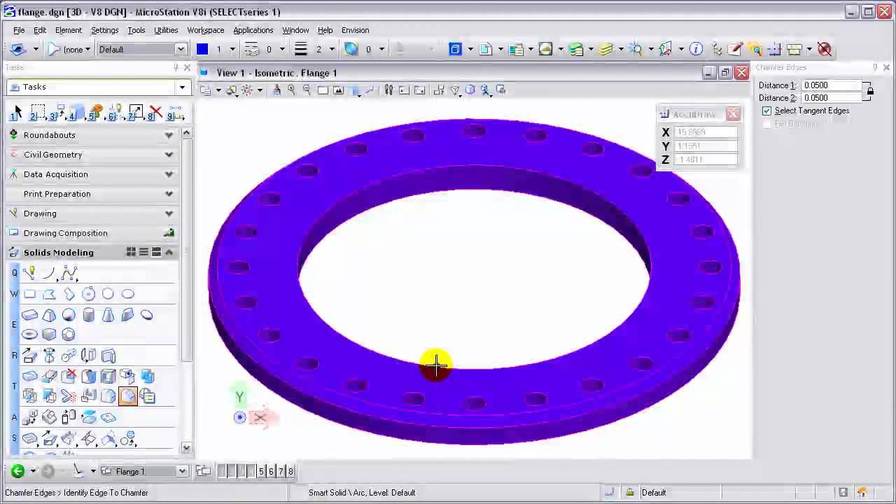MicroStation 3D solids tutorial