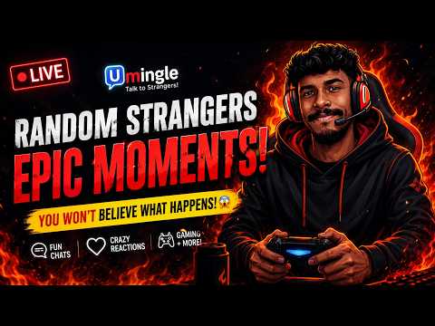 UMINGLE LIVE 🔴 | Random Chat Fun 😂🔥 | Omegle Alternative 2026  #omegle #youtubelive #indiangamer
