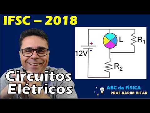 UFSC (2018/1) O circuito, apresentado na figura, mostra uma pequena lâmpada (L)  que deve operar