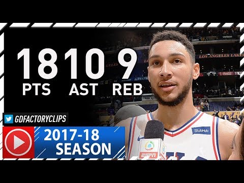 Ben Simmons Full Highlights vs Lakers (2017.11.15) - 18 Pts, 10 Ast, 9 Reb, 5 Stls!