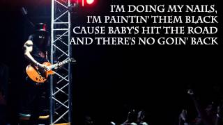 Baby Can&#39;t Drive by Slash (With Lyrics)