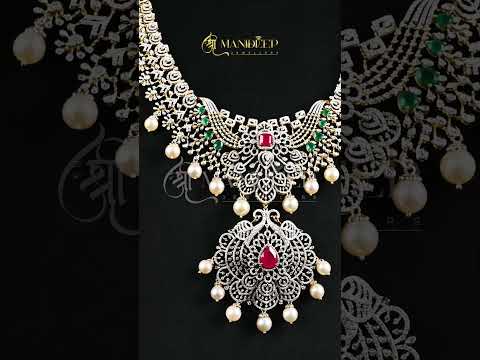 Luxury Bridal Necklace Collection | Stunning Designer Jewellery | Manideep Jewellers