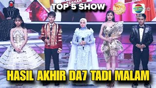 Download lagu FINAL RESULTS OF THE TOP 5 SHOW DANGDUT ACADEMY 7 LAST NIGHT mp3