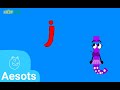 Sesame Street Aesots Little Purple I The Letter J