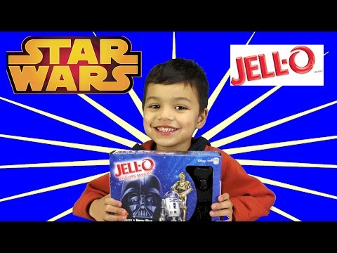 Star Wars Jello Jiggler Mold Kit DIY For Kids Video