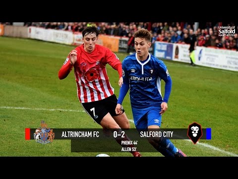 Altrincham 0-2 Salford City - National League North 12/11