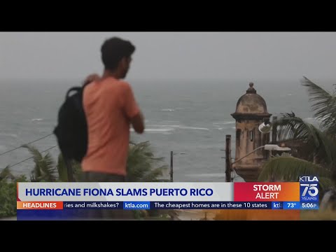 Hurricane Fiona slams Puerto Rico