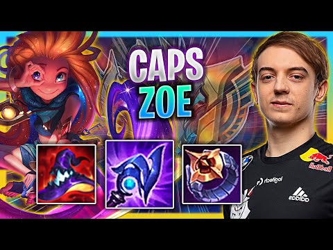 CAPS IS A BEAST WITH ZOE! | G2 Caps Plays Zoe Mid vs Anivia!  Preseason 2023
