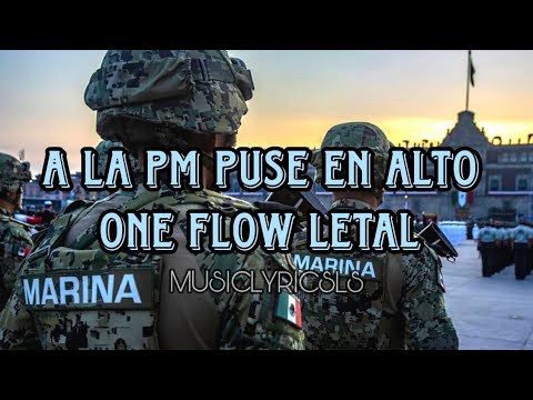 A la pm puse en alto-Doble ONE flow letal    [Letra]:)