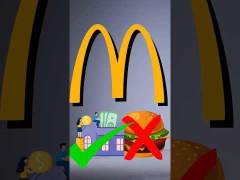 McDonald's é uma EMPRESA IMOBILIÁRIA!!! #shorts