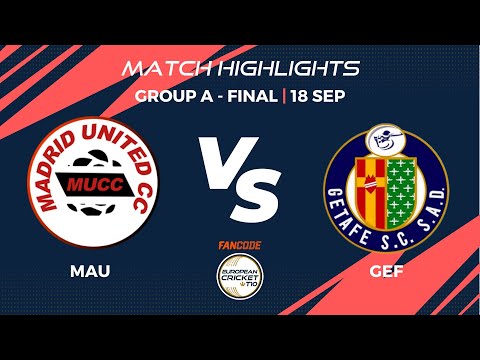 Group A, Final - MAU vs GEF | Highlights | FanCode ECS Spain, 2022 Day 2 | ECT22.064