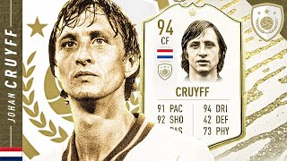 THIS CARD IS A CHEAT CODE!! 94 PRIME ICON CRUYFF REVIEW! FIFA 20 Ultimate Team