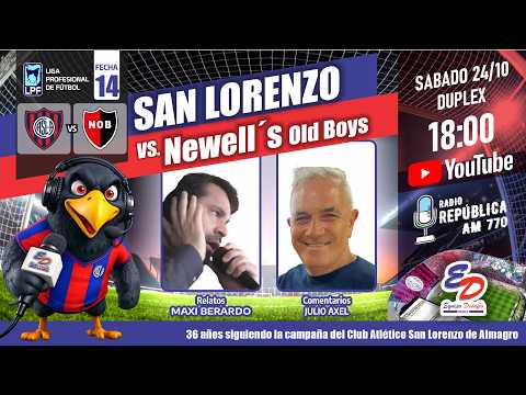 ⚽️ SAN LORENZO vs Newell´s | Reacciones en VIVO | #EquipoDesafio 🔴 🔵 #sanlorenzo #futbol