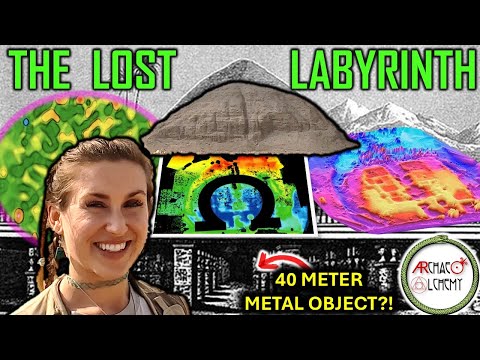 WHAT IS IT? 40 METER MYSTERY METAL OBJECT DETECTED?! FINDING THE LOST LABYRINTH OF HAWARA