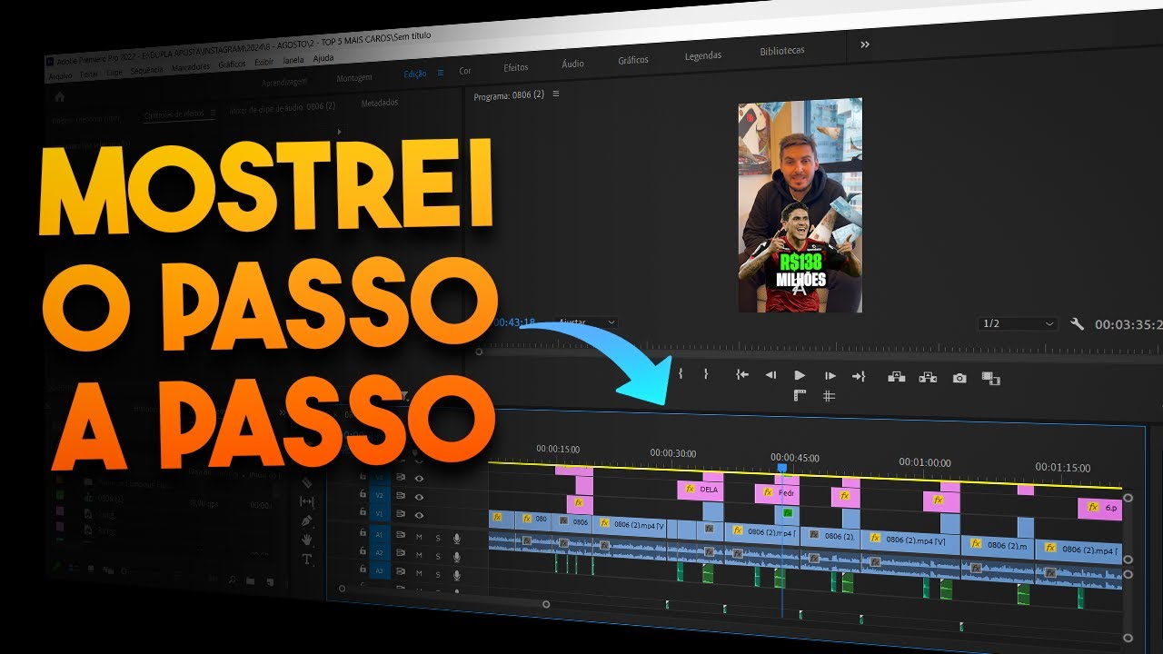 EDIÇÃO PASSO A PASSO DE UM CLIENTE REAL (Você vai aprender tudo!)