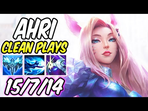CLEAN AHRI PLAYS - K/DA All Out Ahri Mid Lane Season 11 | League of Legends