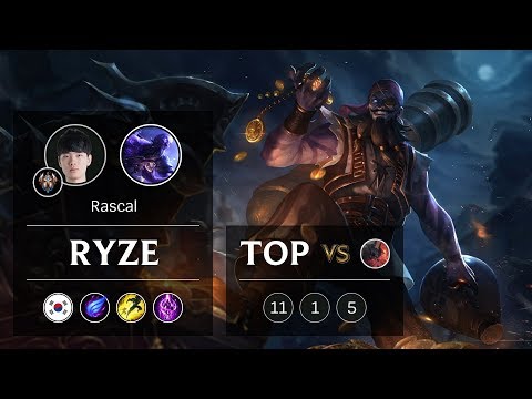 Ryze Top vs Aatrox - KR Challenger Patch 9.5
