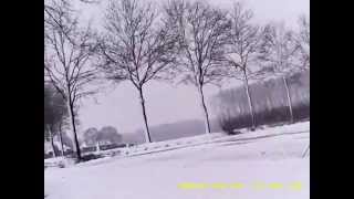 preview picture of video 'our jack russel dog petcam december 27th 2014 snow Heeswijk - Dinther Netherlands Europe Holland'