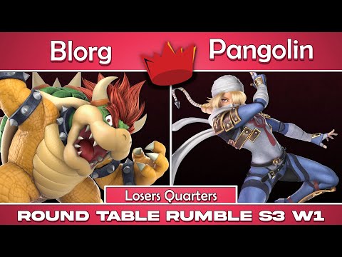 RTR S03 W01 | Blorg (Bowser) vs Pangolin (Sheik) | Losers Quarters | SSBU Ultimate Tournament