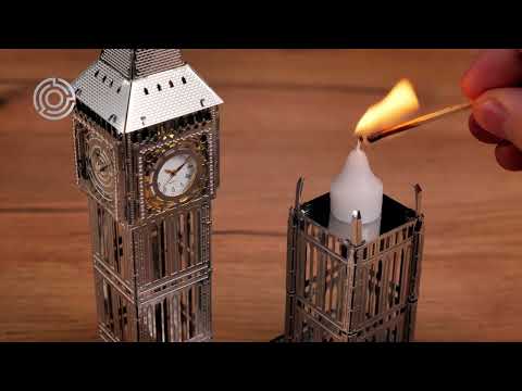 Колекційна модель-конструктор Metal Time The Great Bell Біг-Бен з годинником (MT077)