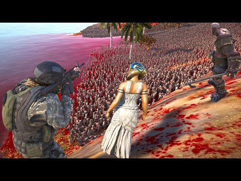 Battle on the new Bridge in between joint army forces vs evils | ultimate epic battle simulator 2