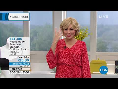 Nearly Nude Seamless Bra with Optional Straps