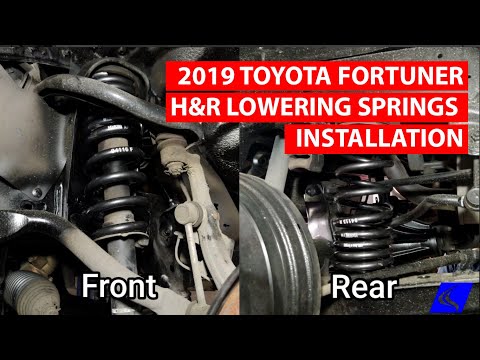2019 Toyota Fortuner H&R Lowering Springs