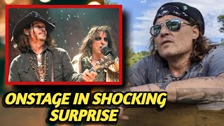 Johnny Depp irrumpe en el concierto de Alice Cooper: ¡una épica sesión de guitarra en Londres!