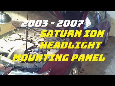 2003-2007 Saturn Ion Head Light Bracket Mounting Panel