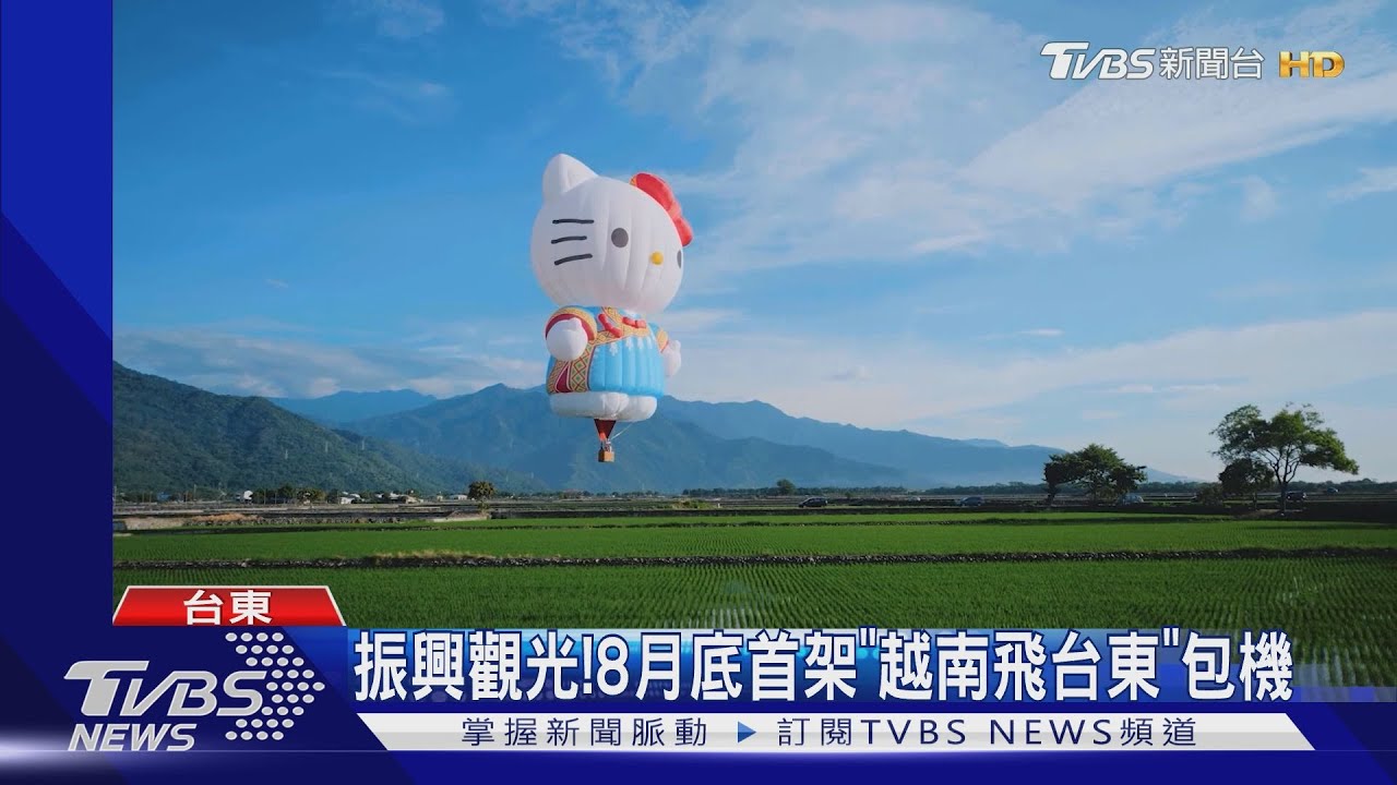 振興觀光! 8月底首架「越南飛台東」包機
