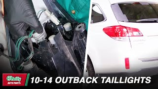 How To: Change the Taillight Bulbs In a 2010 to 2014 Subaru Outback