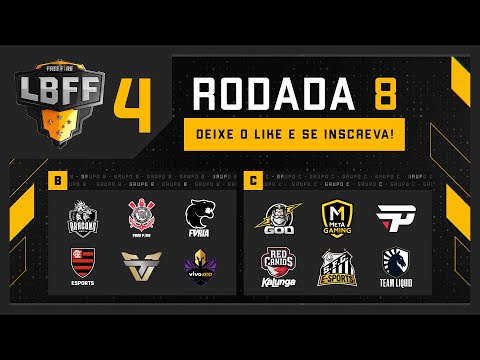 LBFF 4 - Rodada 8 - Grupos A e C | Free Fire