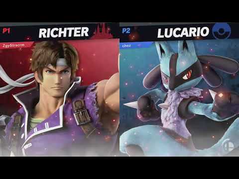 ZiggyStarscream (Richter) vs Chez (Lucario) - Losers Round 2 - Harvest Smash 10