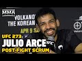 Julio Arce Explains Weight Miss, Apologizes To Daniel Santos | UFC 273 | MMA Fighting