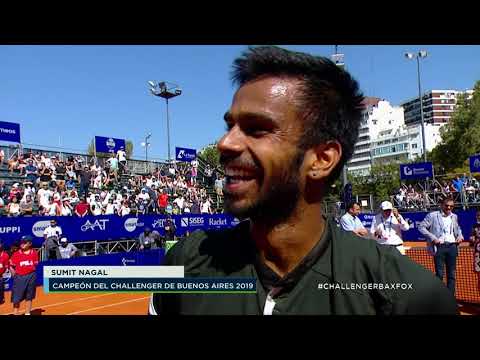 Sumit Nagal - Presentation Ceremony from ATP Buenos Aires Challenger
