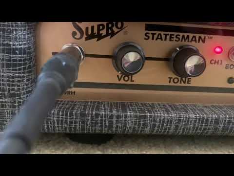 Supro 1699 amp head hiss & rattle