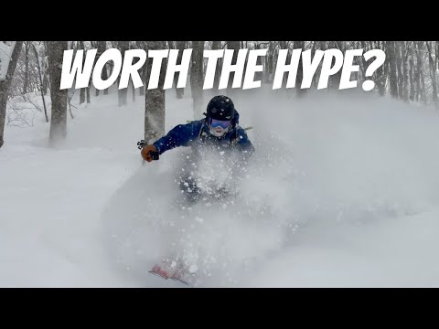 My first time skiing in JAPAN