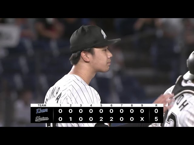【9回表】2年目の若手が圧巻投球!! マリーンズ・木村優人 9回123球の熱投でプロ初完封!! 2025年9月24日 千葉ロッテマリーンズ 対 埼玉西武ライオンズ
