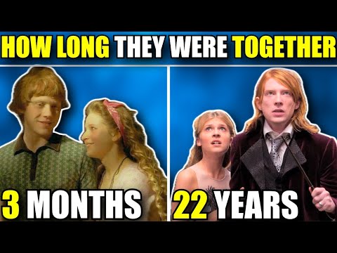How Long Every Harry Potter Couple Was Together (Ranked)
