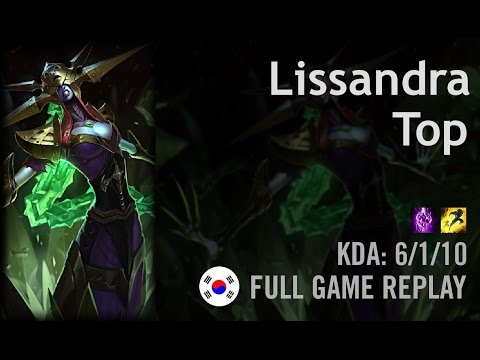 Lissandra Top vs Rumble - Duke - KR Challenger Path 5.24